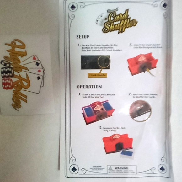 Crazy Games Games Manual Card Shuffler High Roller Shuffling